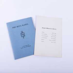 1953 UCLA Phi Beta Kappa Sorority Handbook Signed Letter Dean Paul A. Dodd 2