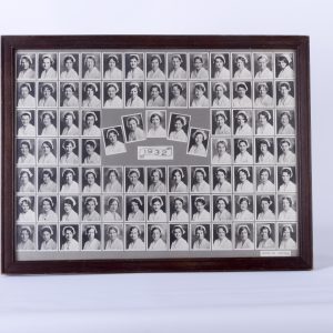 Antique Framed Nursing School Class Photo from 1932