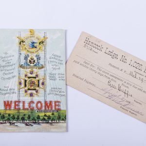 KNIGHTS of HONOR Secret Society TEMPLAR 1884 HANCOCK NY Lodge 1026 EAST BRANCH 2