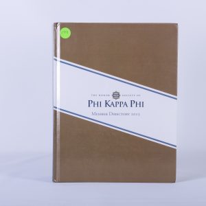 PHI KAPPA PHI Member Directory 2015 Honor Society University Alumni Students 1