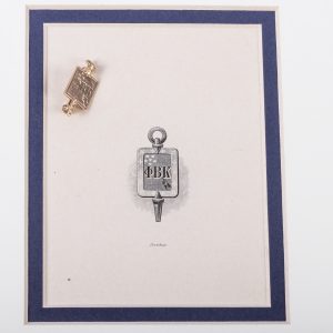 Phi Beta Kappa Key - 14k Gold Vintage Fraternity Pin 2