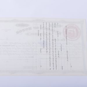 Supreme Lodge Knights of Honor $2,000 benefit certificate 2